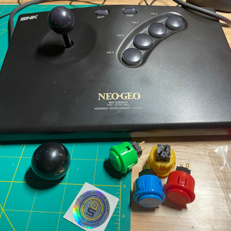 Neo Geo X Arcade Stick good