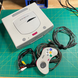 Sega Saturn Model 2 w/ Region Free BIOS, Phantom Modchip, FRAM Upgrade, Full Recap & Cleaning