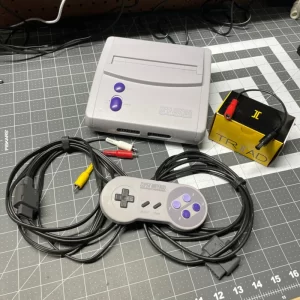 SNES Jr w/ SNESRGB, Power LED, Full Recap & Full Service Cleaning