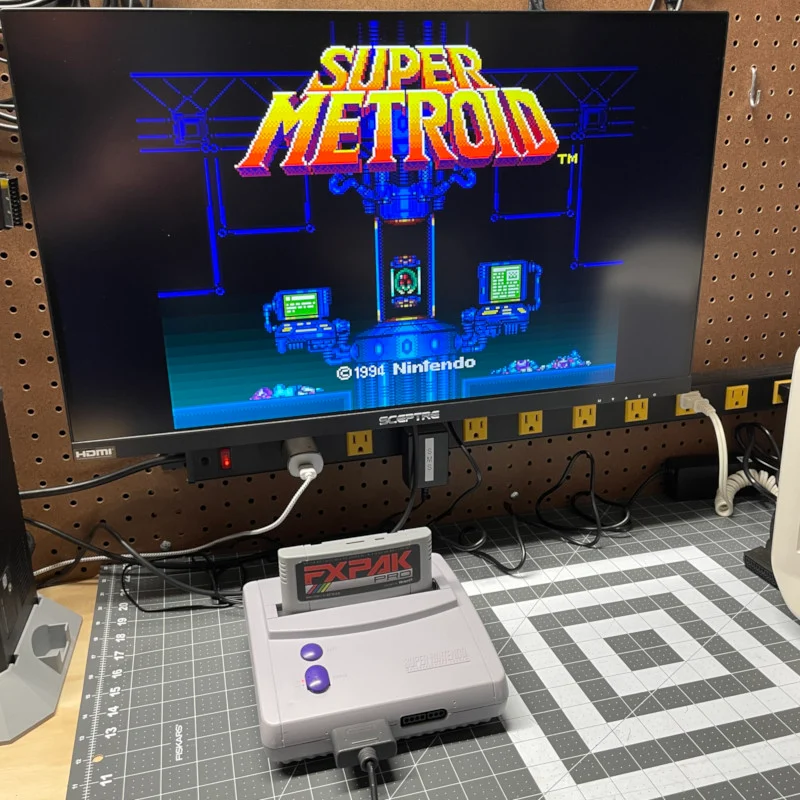 Snes Mini Led Mod SNES Jr w/ SNESRGB, Power LED, Full Recap & Full Service Cleaning ...